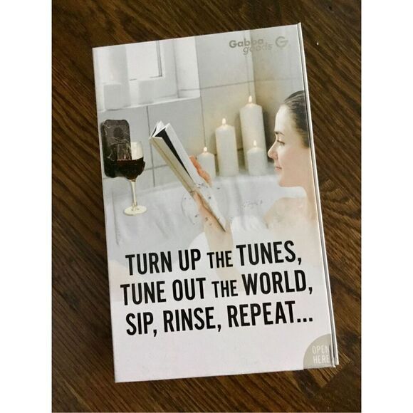 NEW Gabba Goods Bath Wine Holder & Speaker - Picture 2 of 5